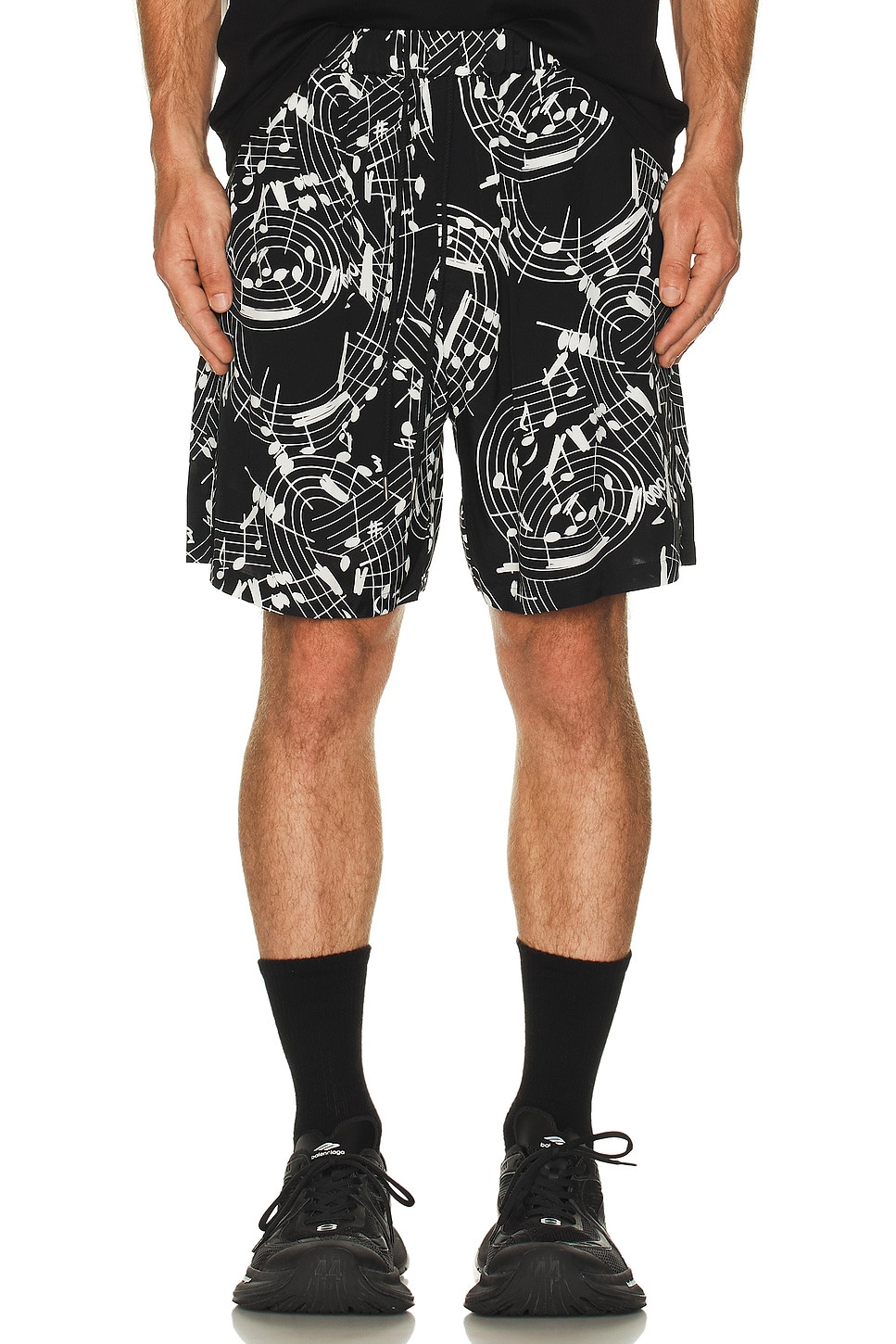 Music Note Hawaiian Shorts - 3