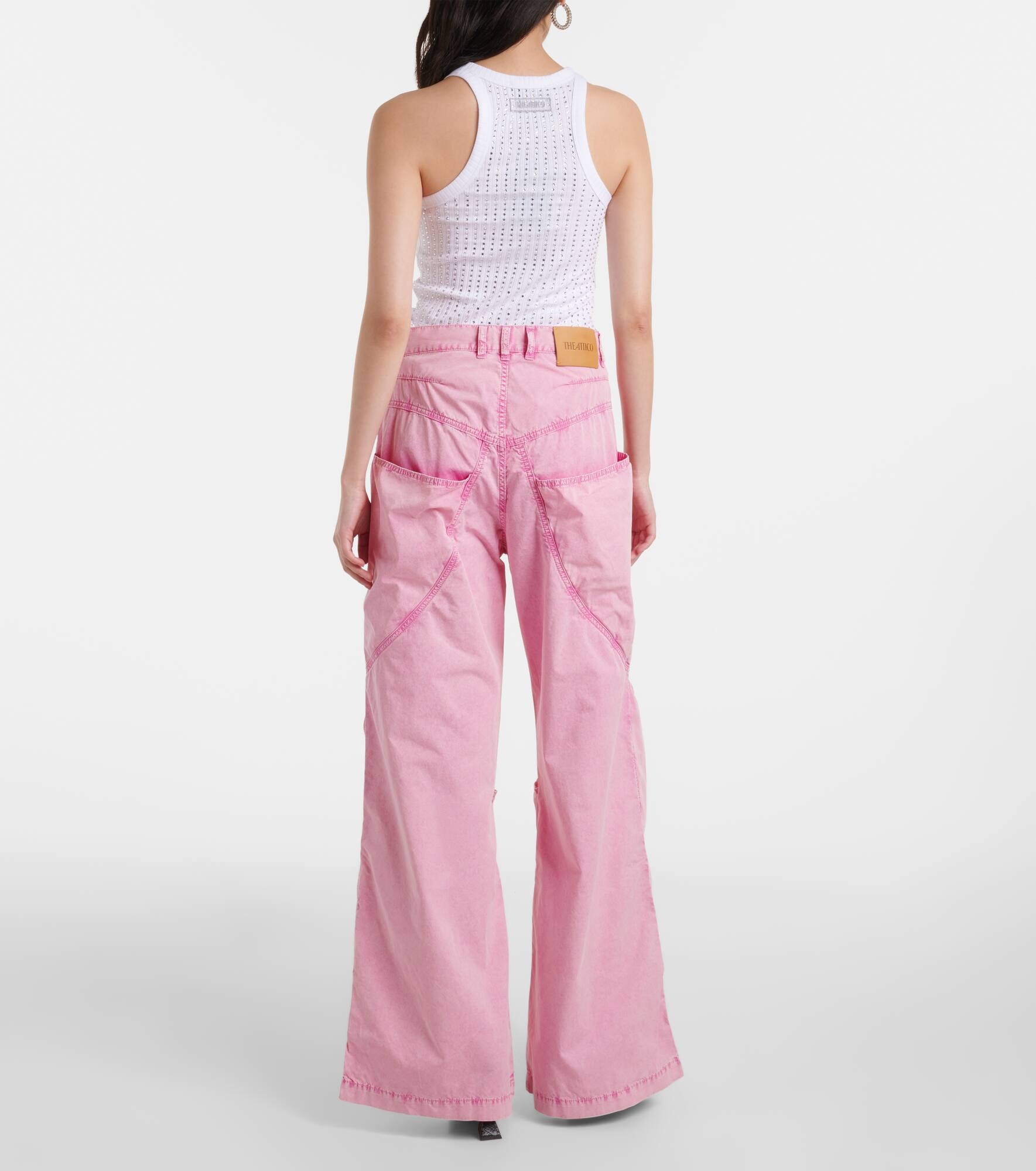 Diana asymmetric cotton canvas jeans - 3