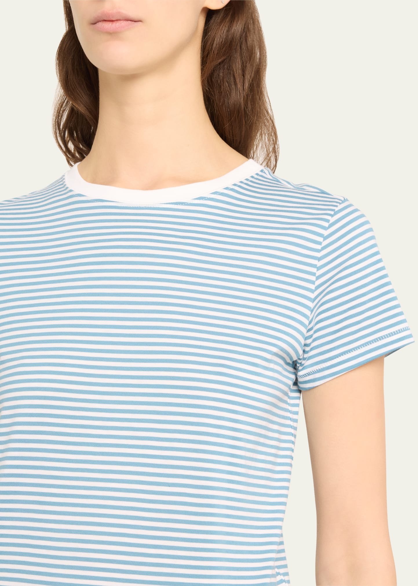 Striped Crewneck Tee - 5