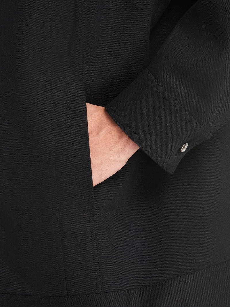 Jumbo Worker Jkt Black Denim Oversized Jacket - Jumbo Worker Jkt 5