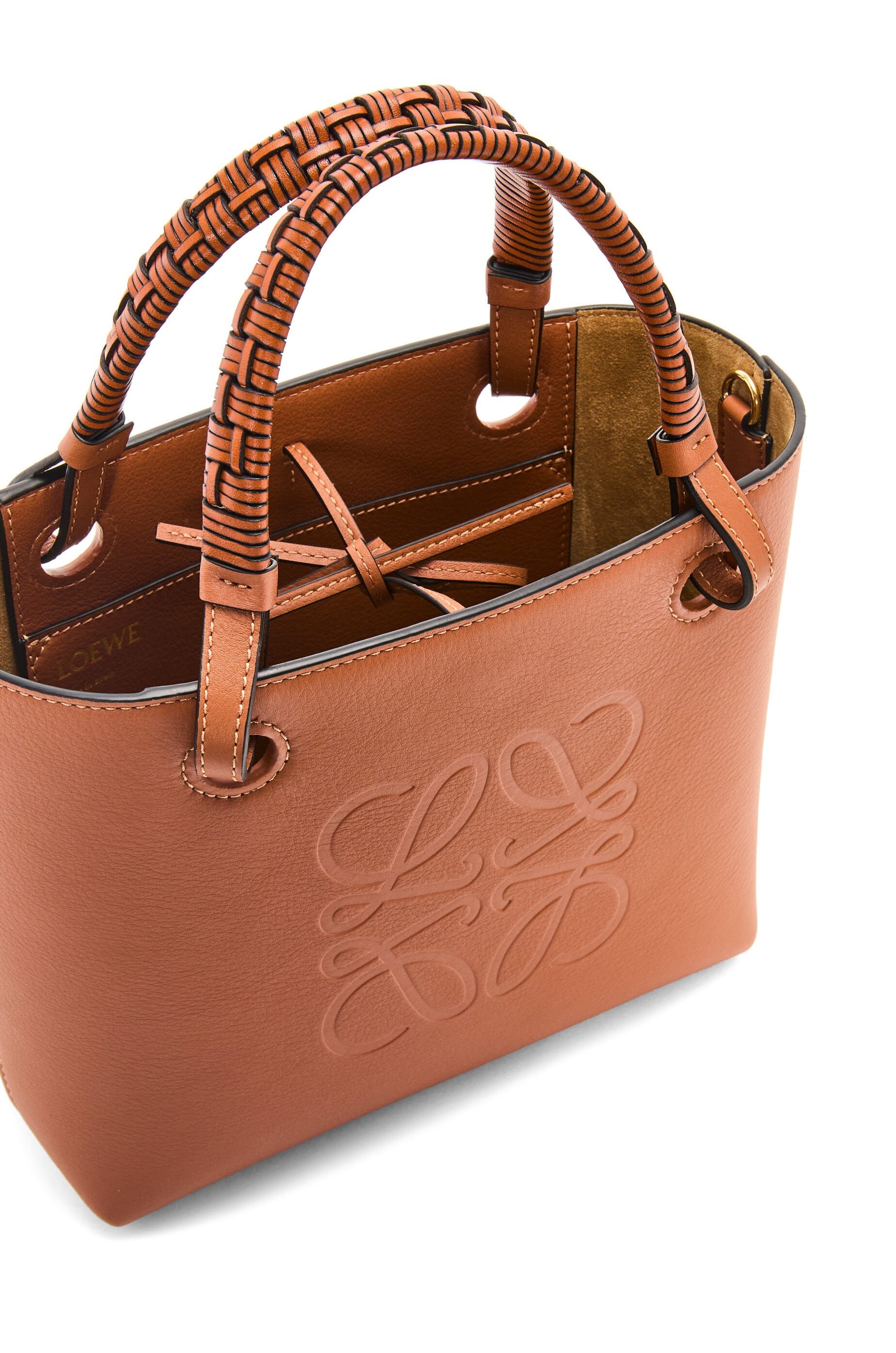 Mini Anagram Tote in classic calfskin - 5
