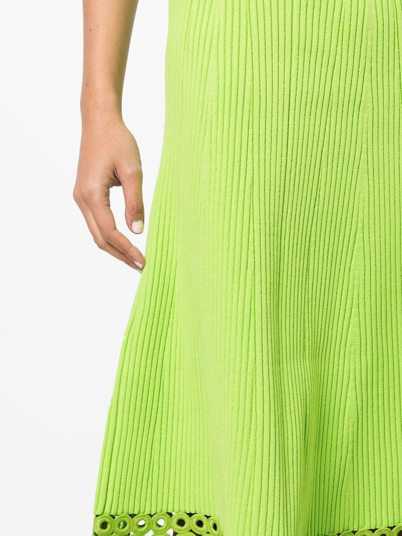 A-line ribbed midi skirt 5