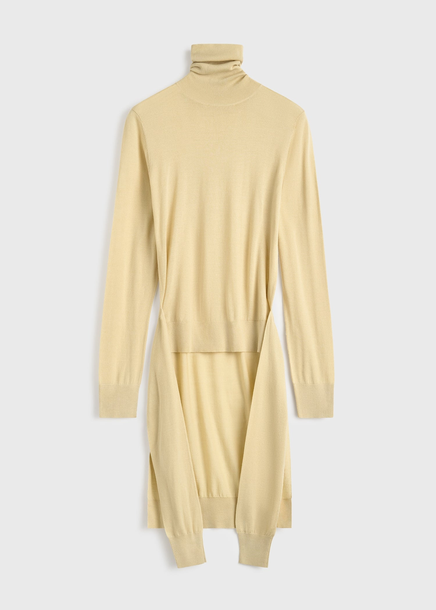 Double-sleeve turtleneck champagne - 1