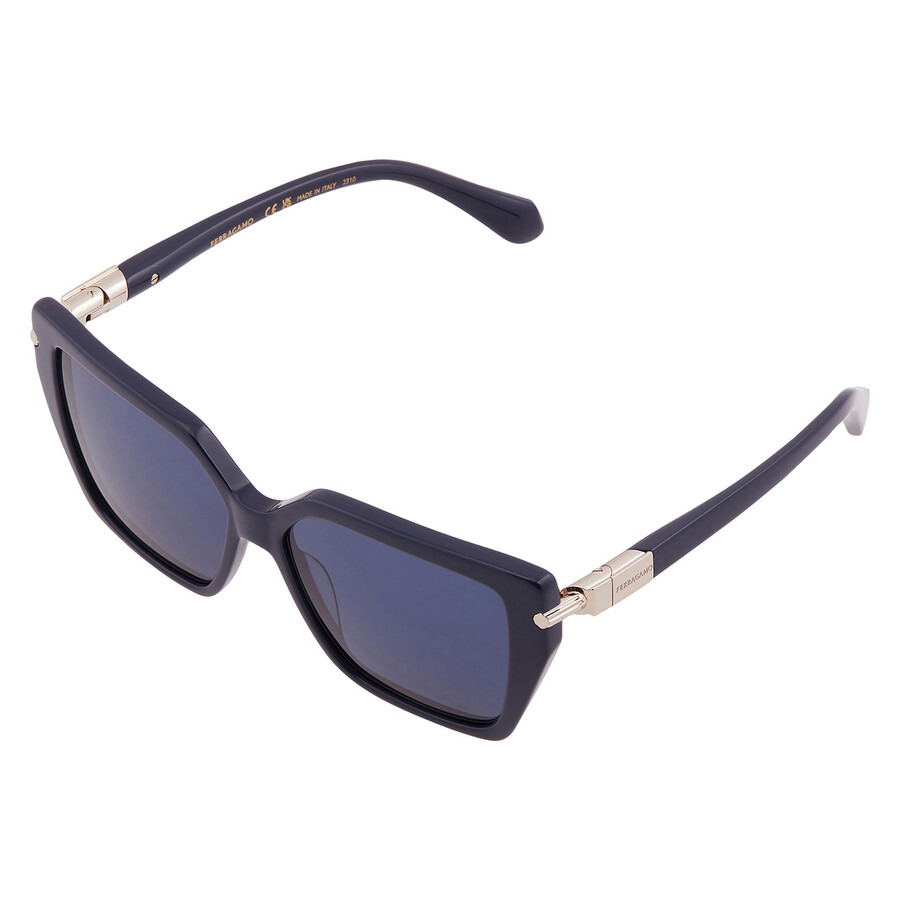 Ferragamo Blue Butterfly Ladies Sunglasses SF1106S 414 57 - 3