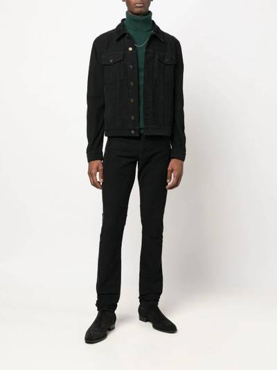 SAINT LAURENT slim-cut corduroy jeans outlook