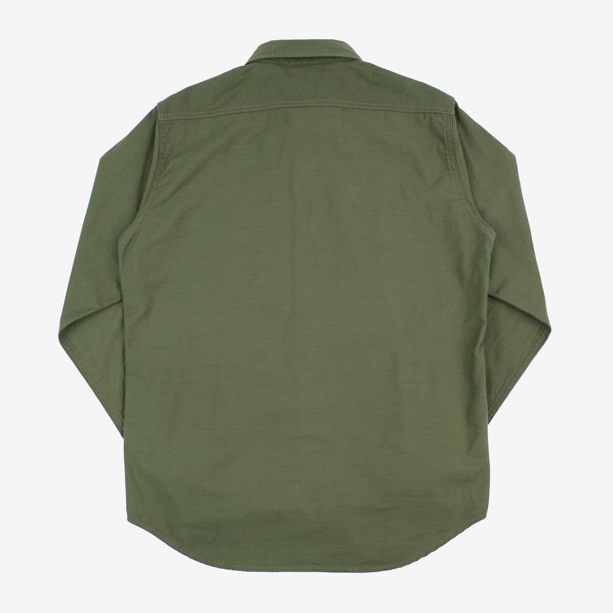 7oz Back Satin Military CPO Shirt - Green - 5