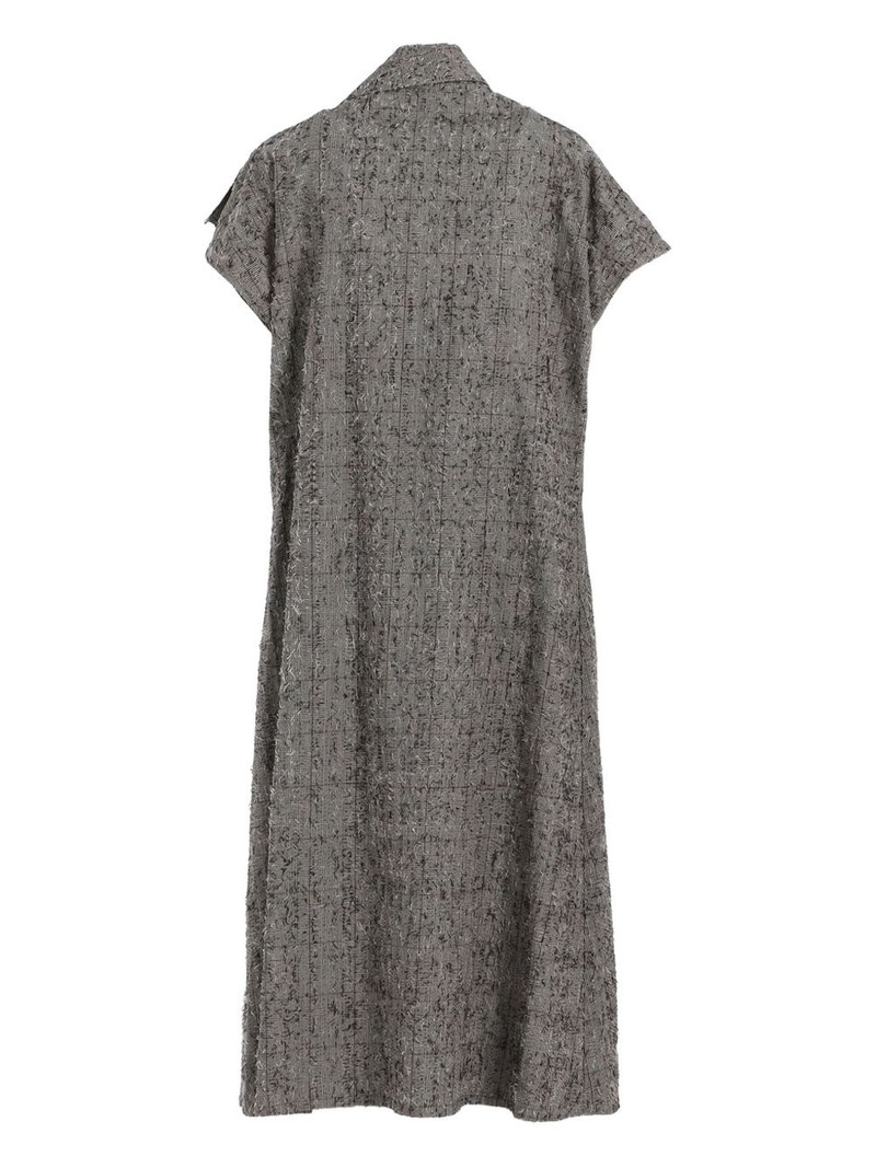 Y's buttoned short-sleeve midi dress outlook