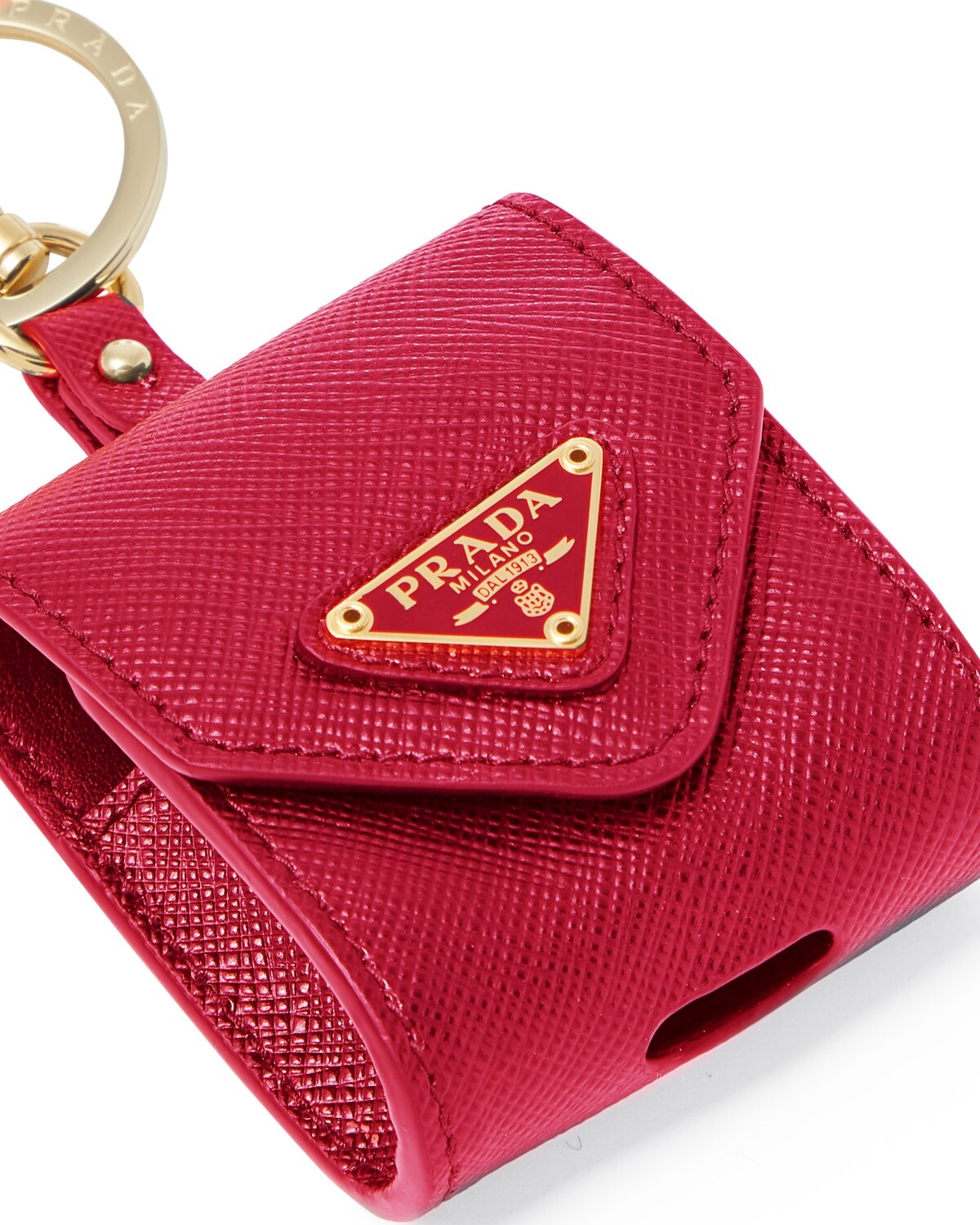Saffiano leather AirPods case - 2