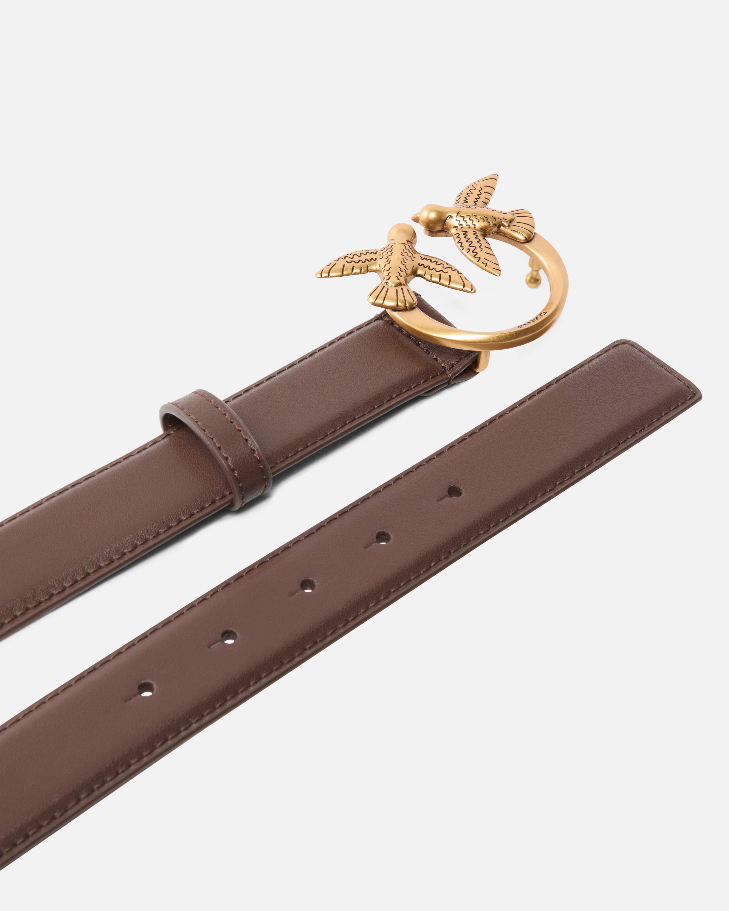 LOVE BIRDS LEATHER BELT 3CM - 3