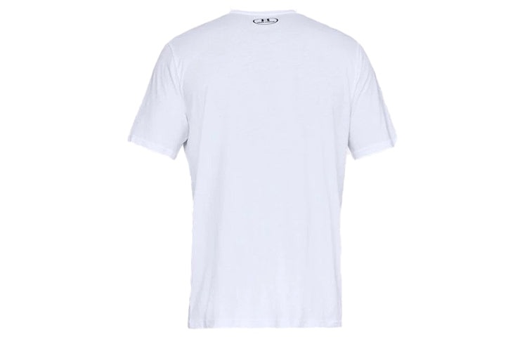 Under Armour UA Sportstyler Logo Training Sports Short Sleeve Couple Style White 1326799-100 - 2