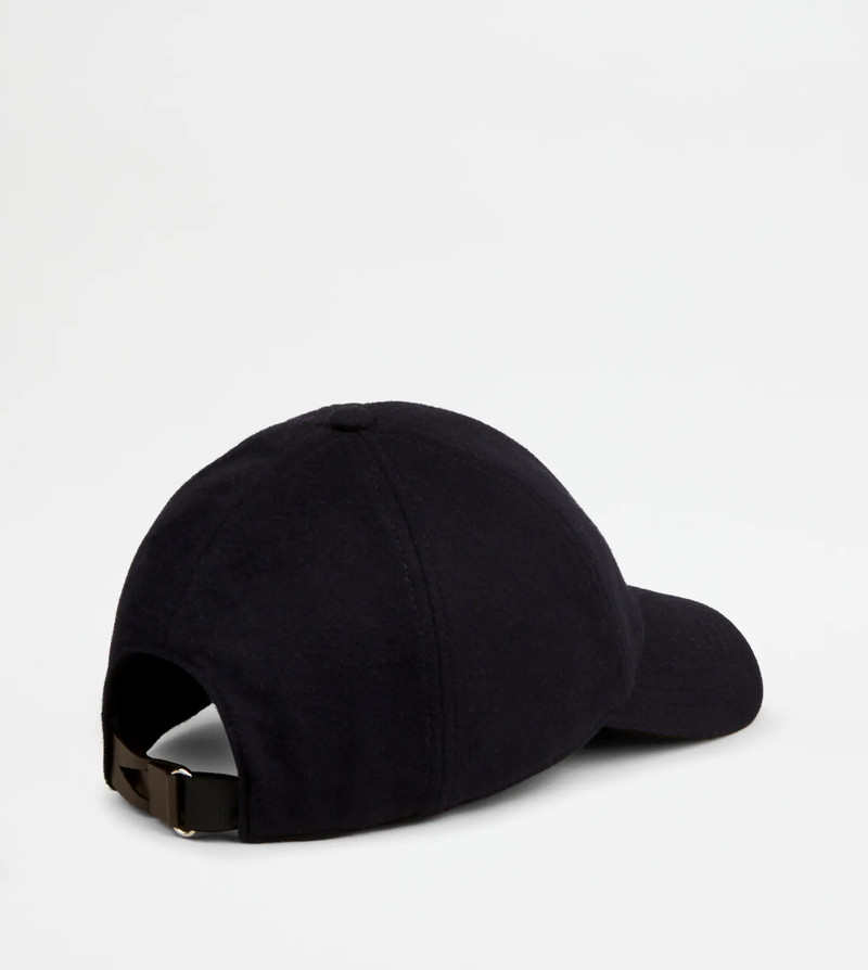 BASEBALL CAP IN T15 WOOL DRAP - BLUE 3