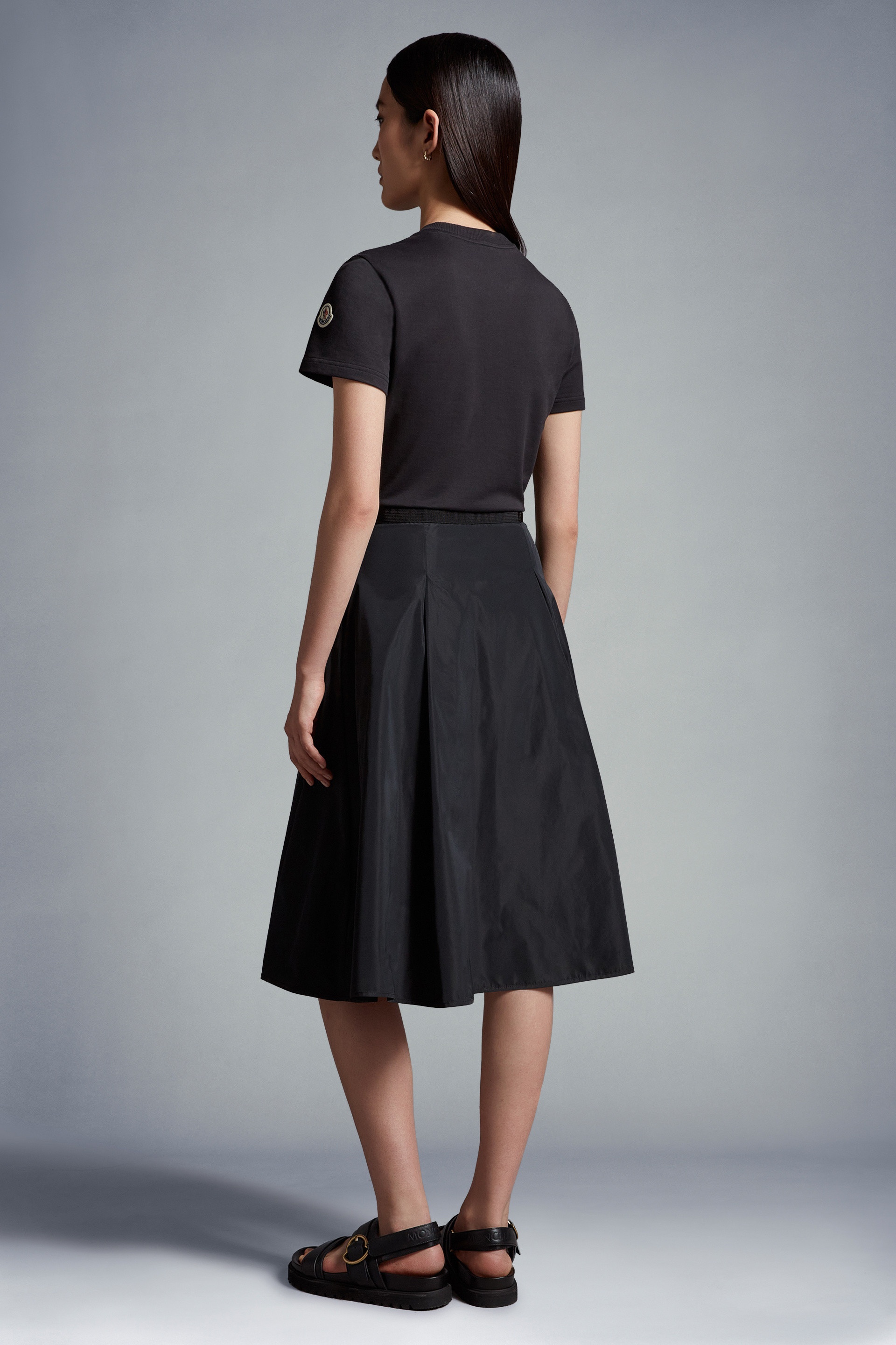 Fleece & Taffeta Dress - 5