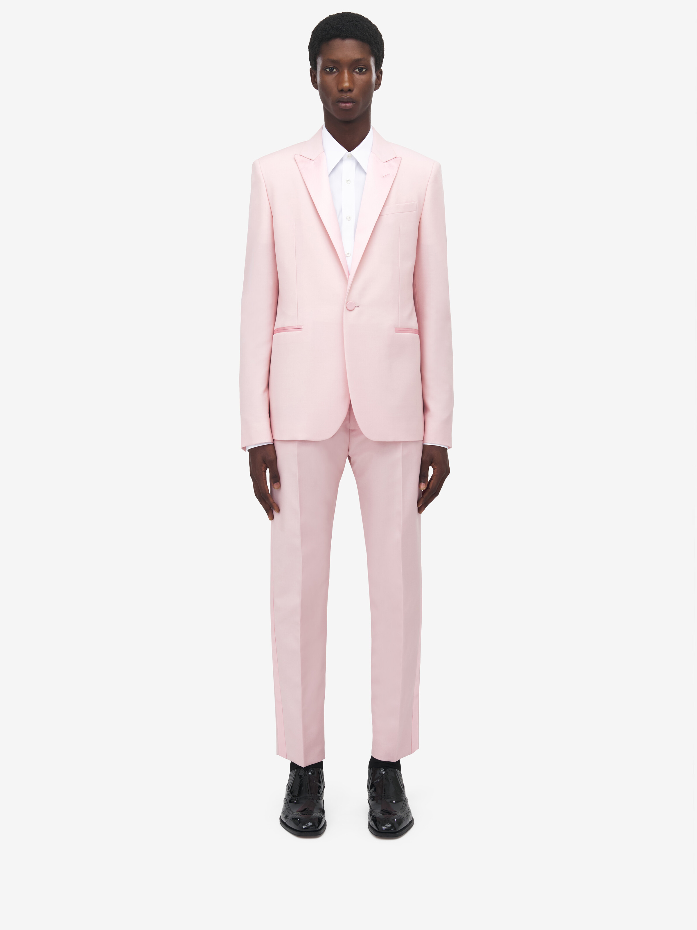 Single-Breasted Tuxedo Jacket - 3