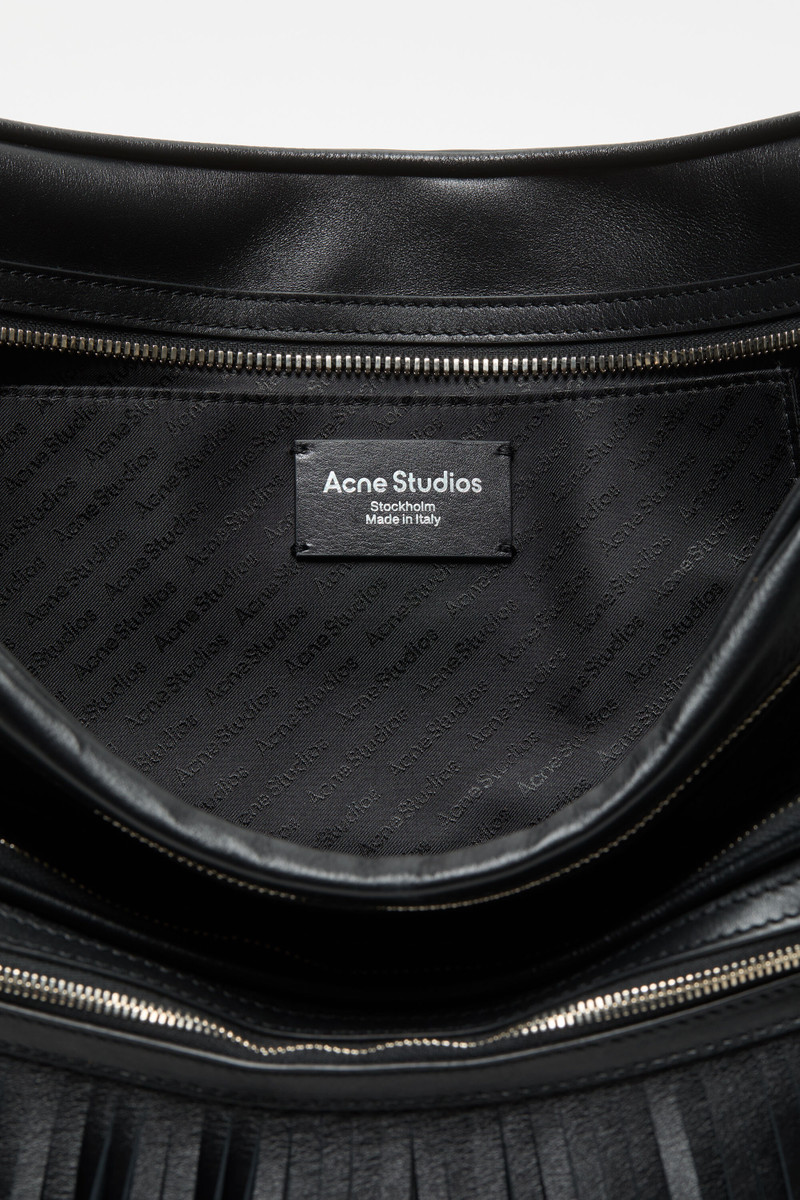 Camero Camera Fringed Shoulder Bag - Black 7