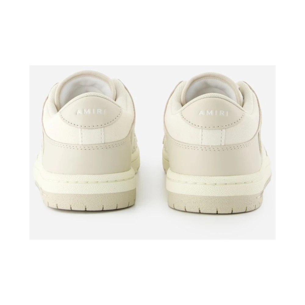 AMIRI LOW TOP BEIGE LEATHER SNEAKERS | miinto | REVERSIBLE
