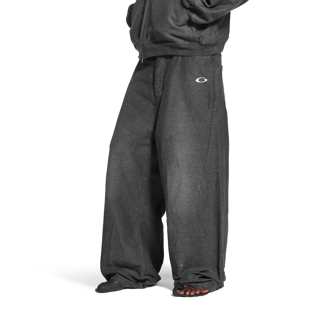 Men's Trompe L'oeil Sweatpants in Anthracite - 5