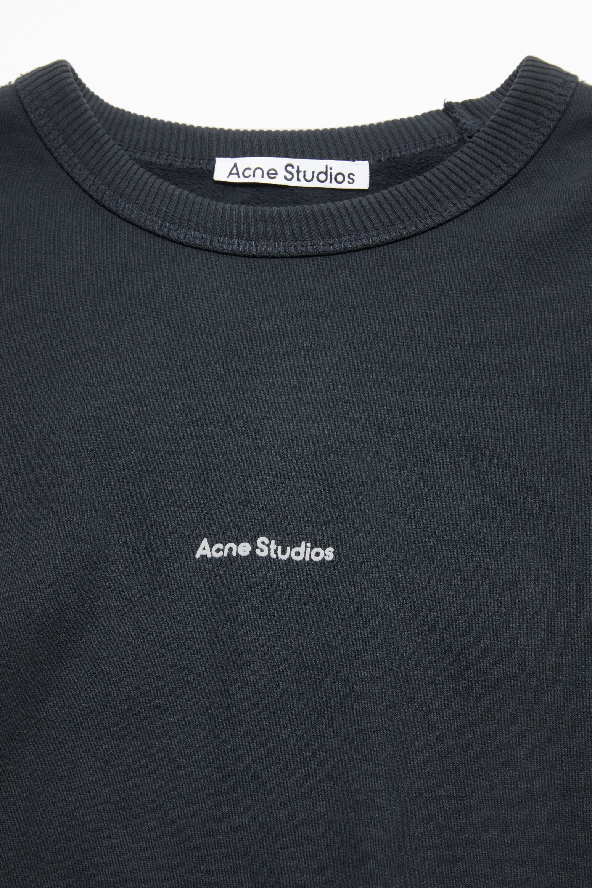 Stamp logo sweatshirt - Black - 5