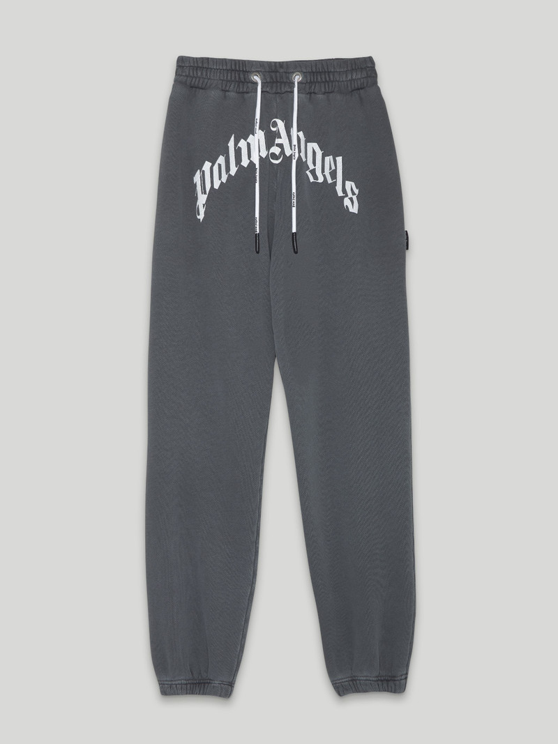 CURVED LOGO SWEATPANTS - 1