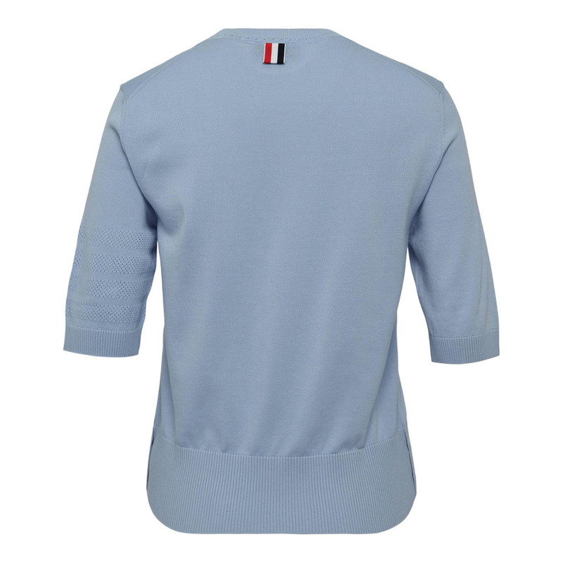 Thom Browne Jersey Stitch Ss Tee In Cotton outlook