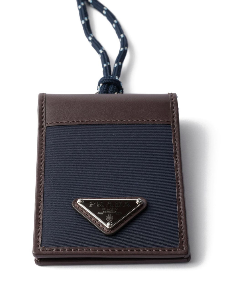 Prada triangle-logo cardholder outlook