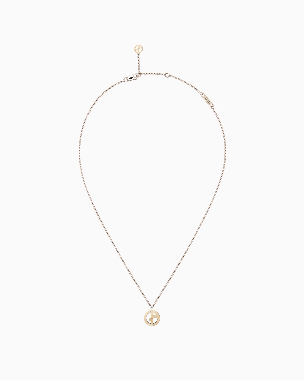 18K WHITE-GOLD BORGONUOVO PENDANT NECKLACE - 1