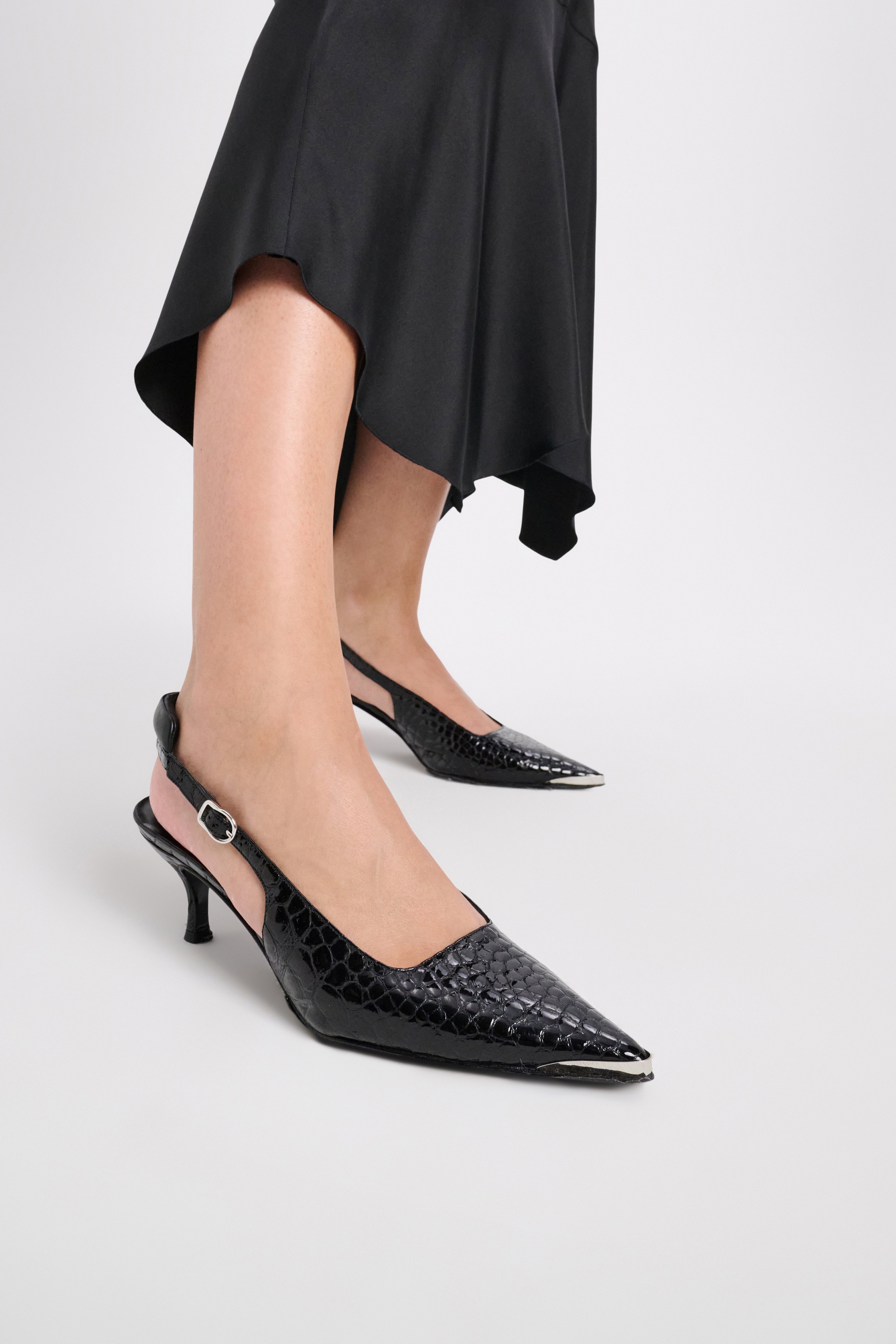EXOTIC SHINE kitten heel - 3