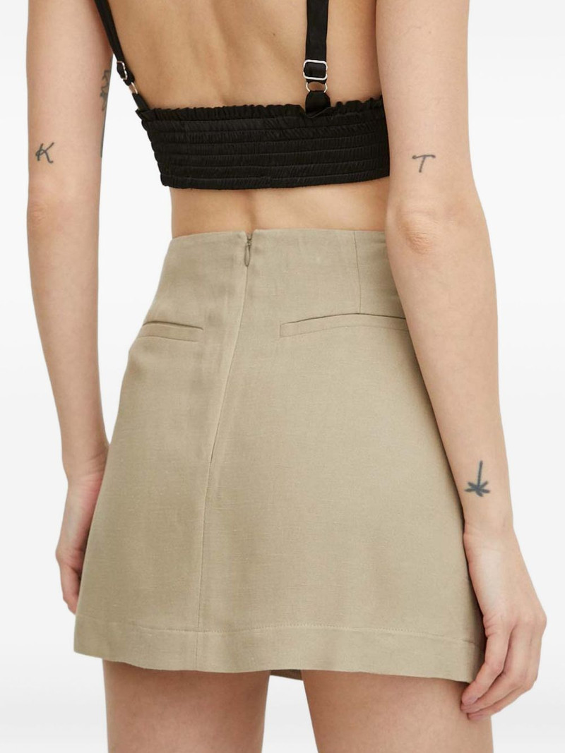 zip-fastening mini skirt 3