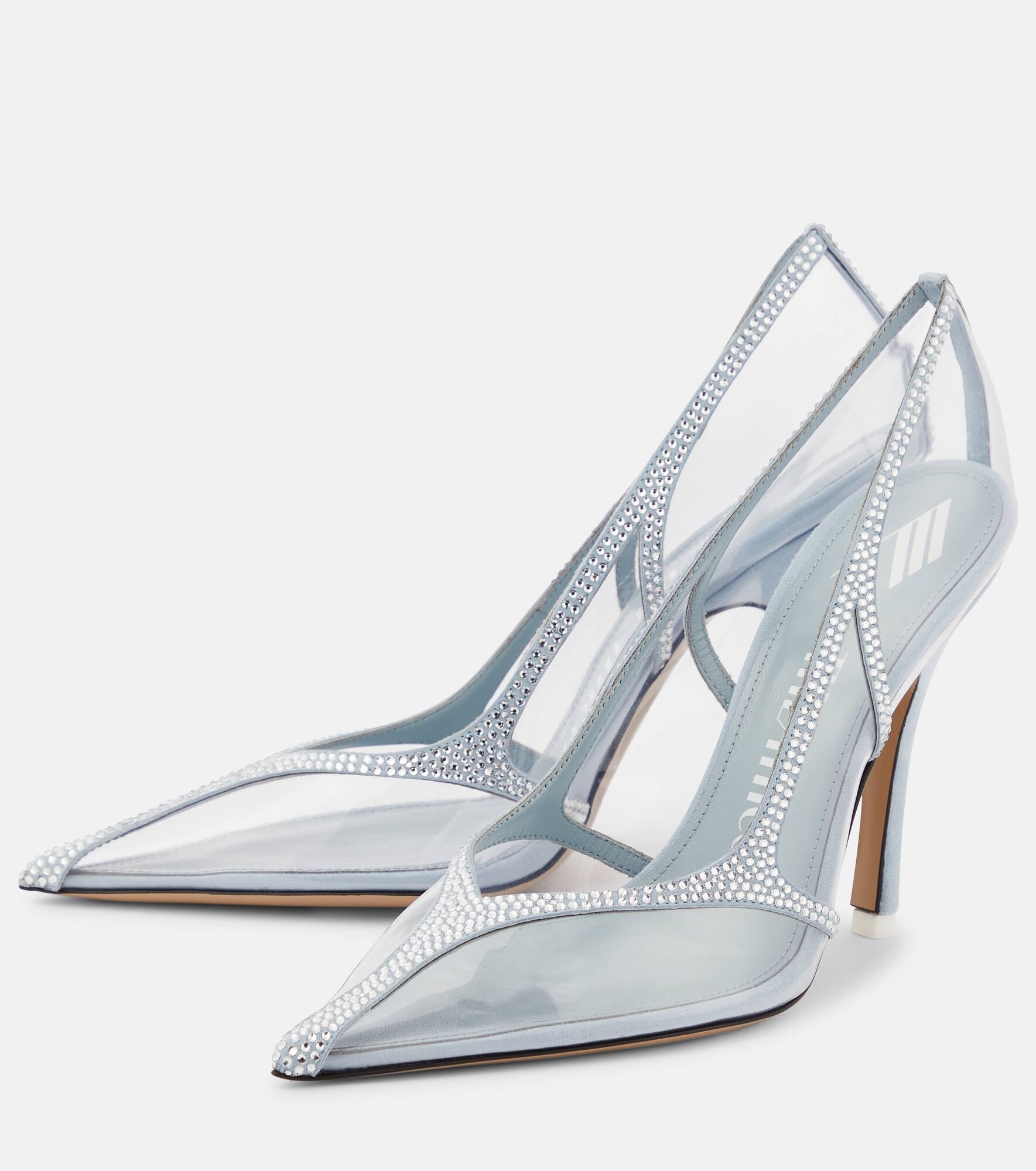Venus Chrome PVC and suede pumps - 5