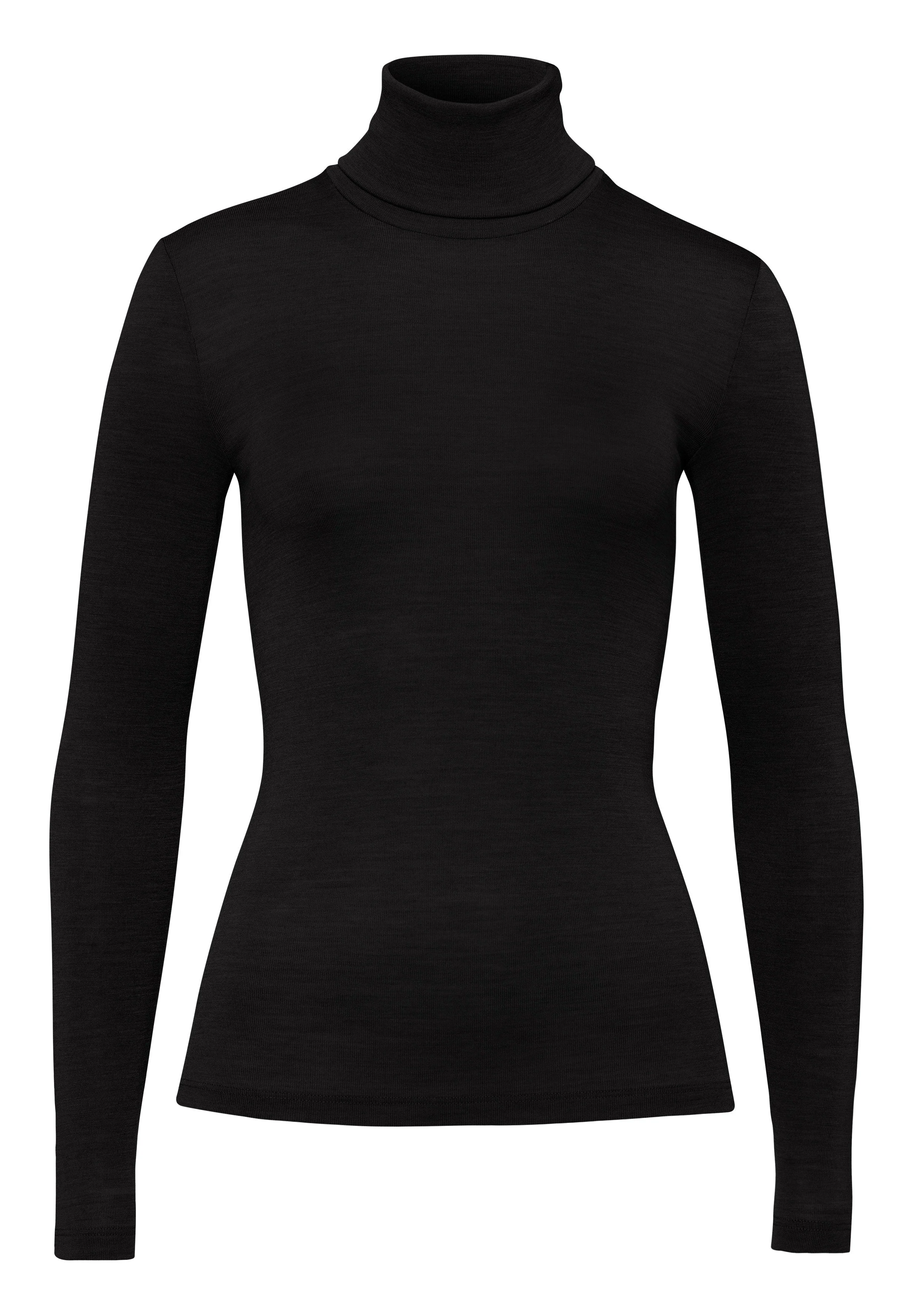 Woolen Silk W Wool and Silk Turtleneck - 1