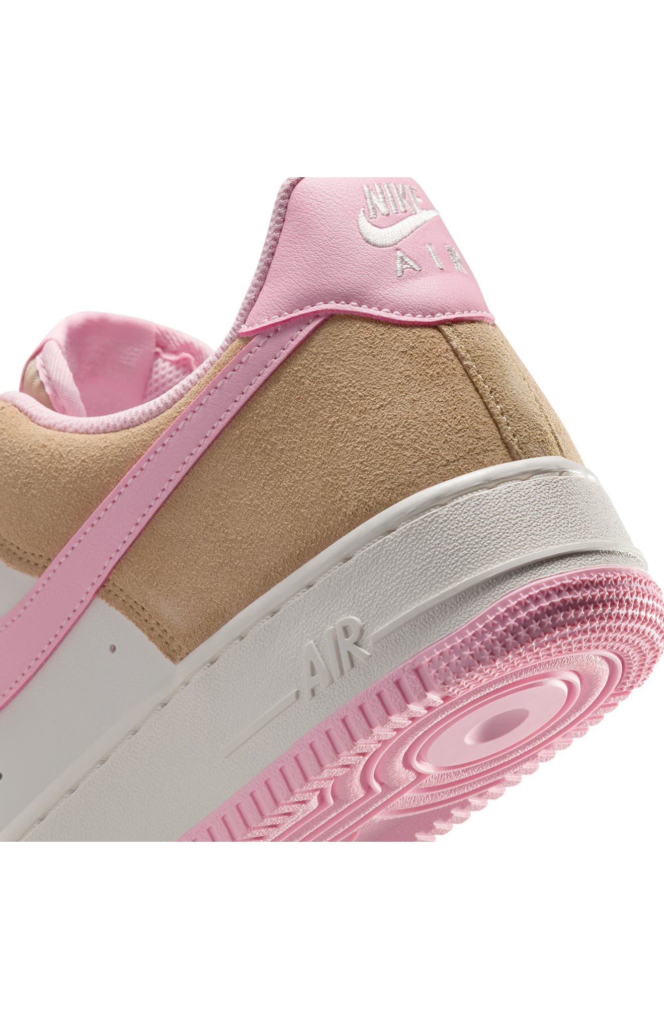 Nike Air Force 1 '07 Sneaker in Hemp/Soft Pink/Phantom at Nordstrom - 8