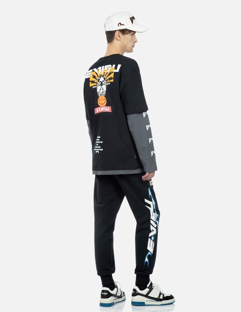 FLAME LOGO PRINT SWEATPANTS 3