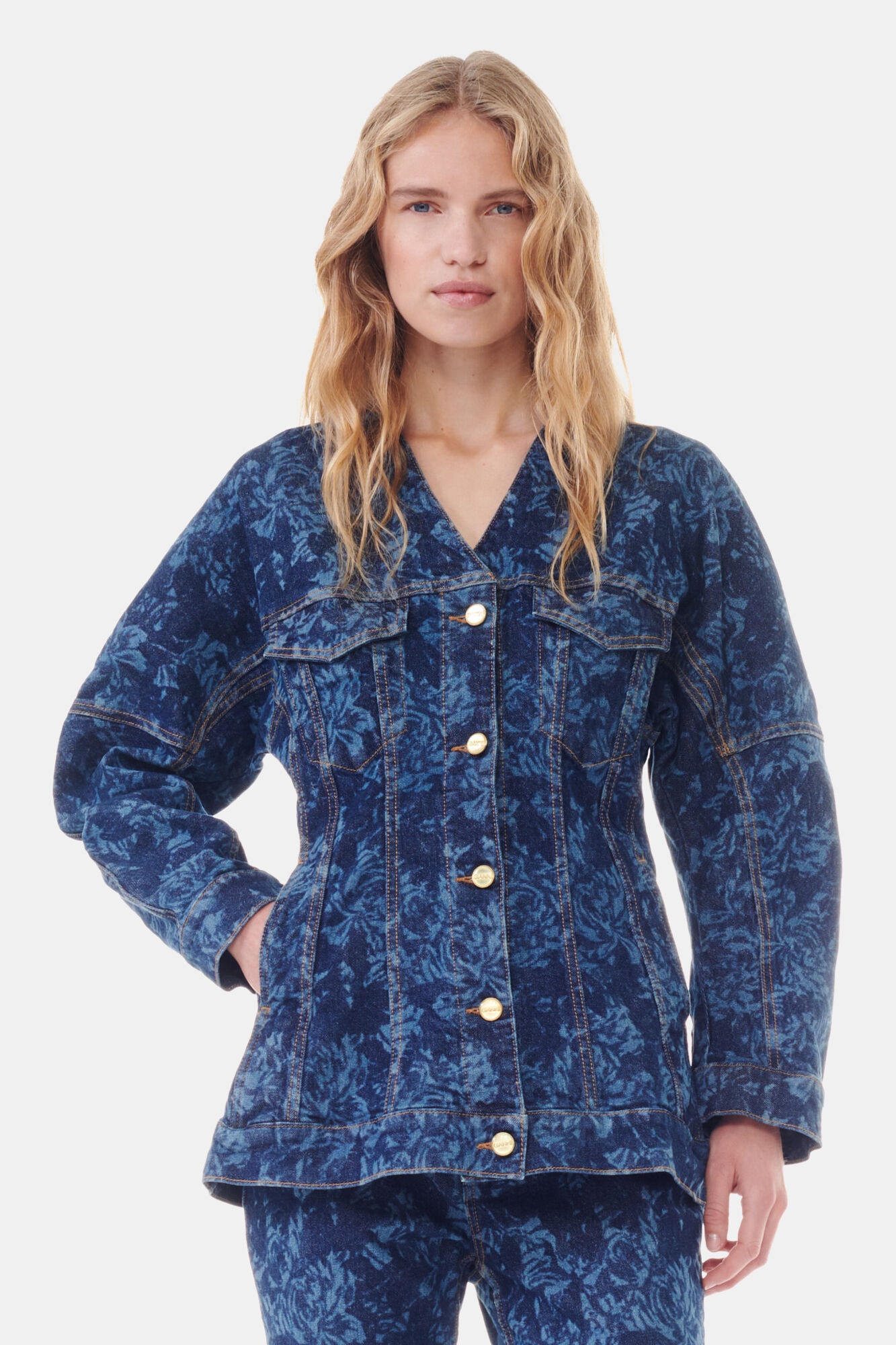 LAZER DENIM BLAZER - 2