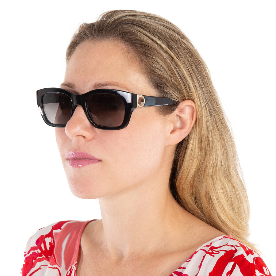 Salvatore Ferragamo Grey Square Ladies Sunglasses SF1012S 001 53 - 2