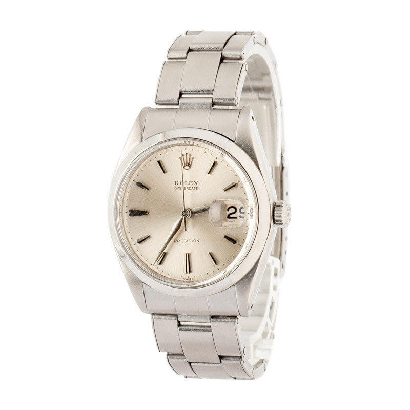 Pre-owned Rolex OysterDate 6694 Steel - 2