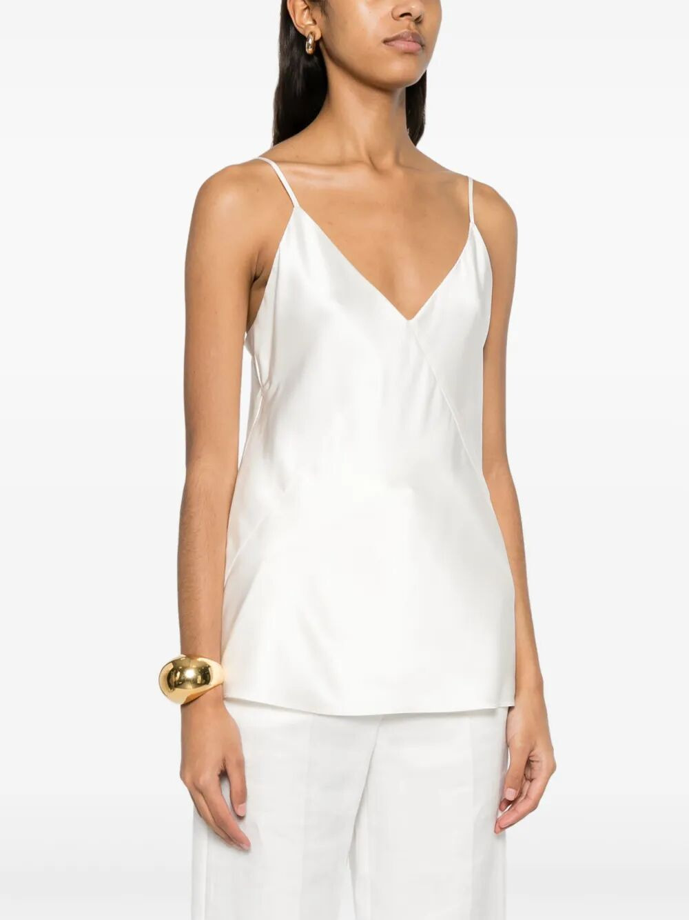 Max Mara Pianoforte Women Quassia Silk Top - 5