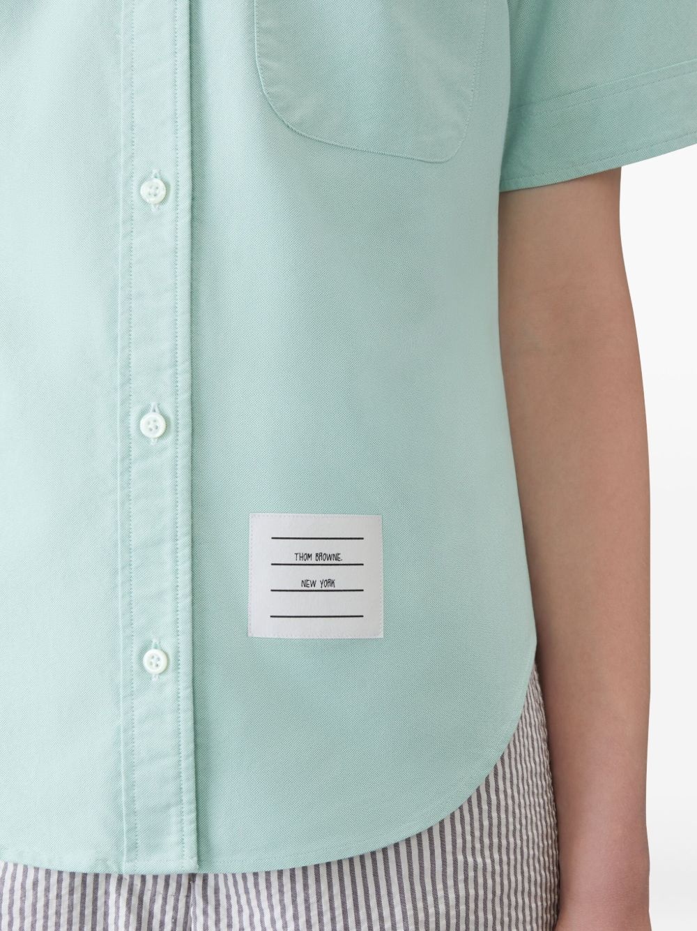 oxford round-collar shirt - 5