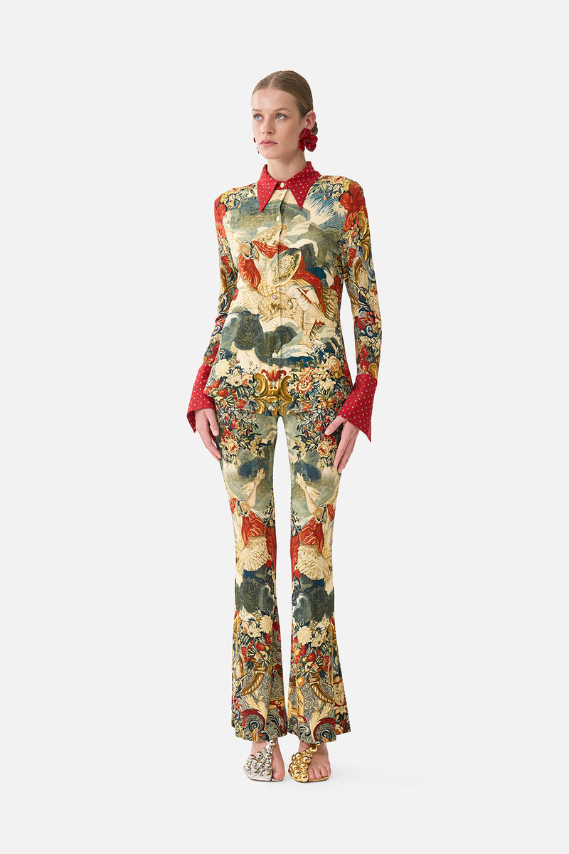 CAMILLA HIGH WAISTED FLARED TROUSER outlook