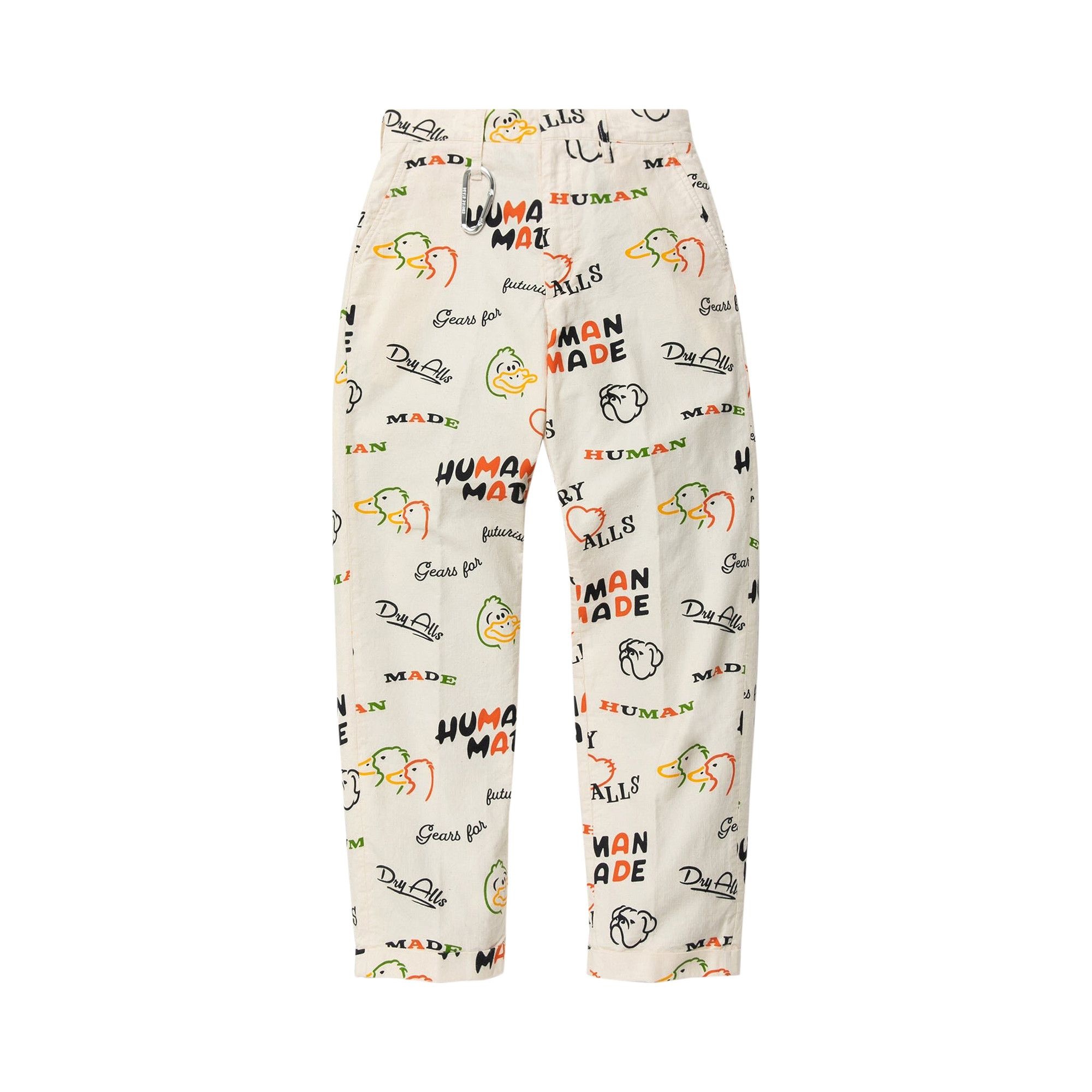 Human Made Printed Chino Pants 'White' - 1
