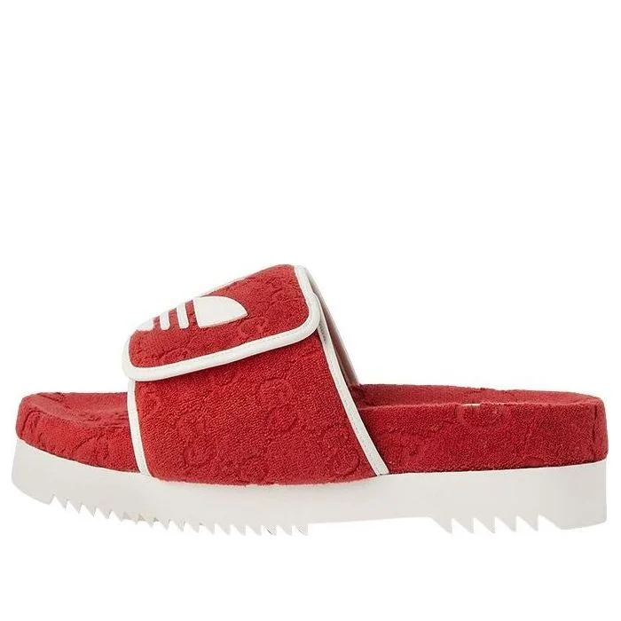 adidas x Gucci Monogram Slide Red - 1