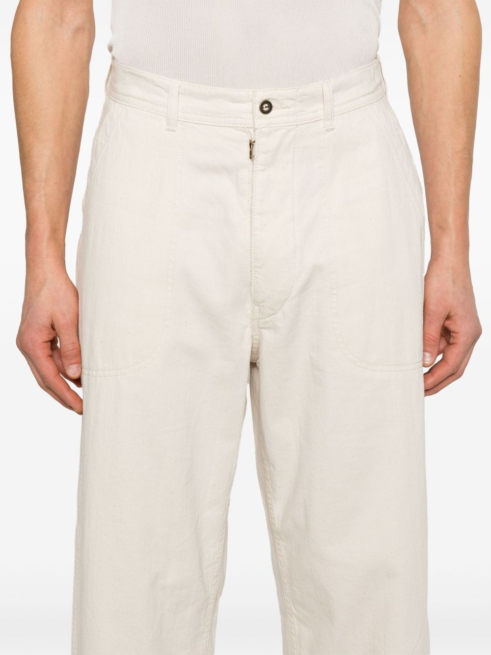 straight-leg trousers - 5