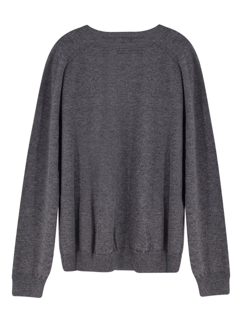 ZEGNA V-neck ribbed sweater outlook