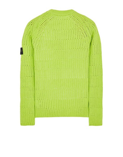 Stone Island 528D3 STITCH IN MERCERIZED COTTON/LINEN LEMON outlook