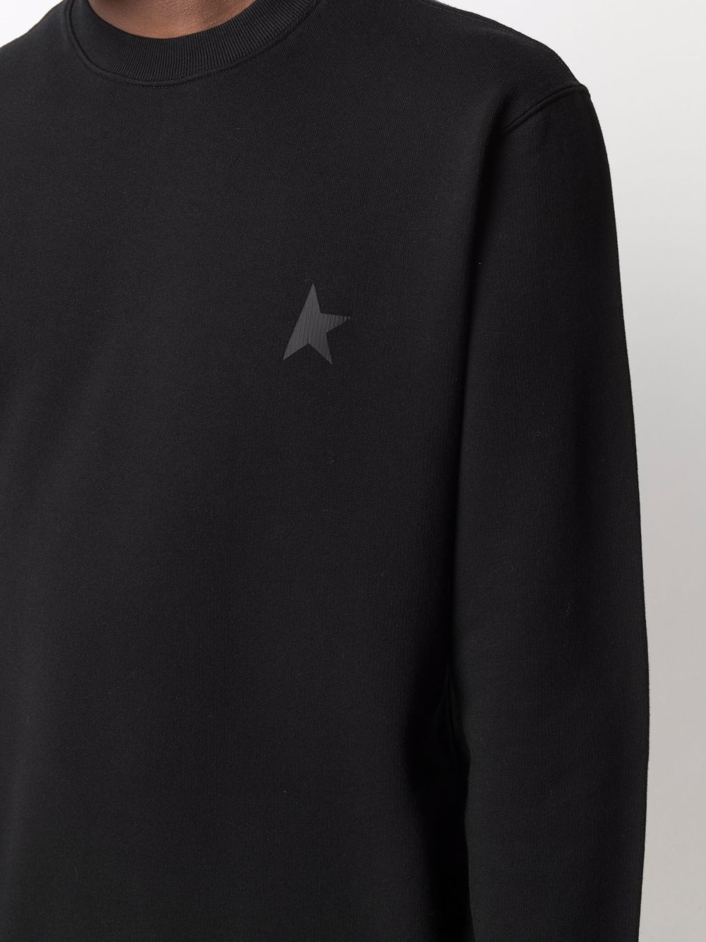 Star print cotton sweatshirt - 5