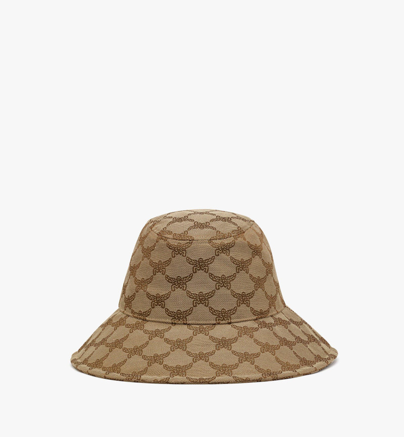 Wide Bucket Hat in Lauretos Denim Jacquard 3