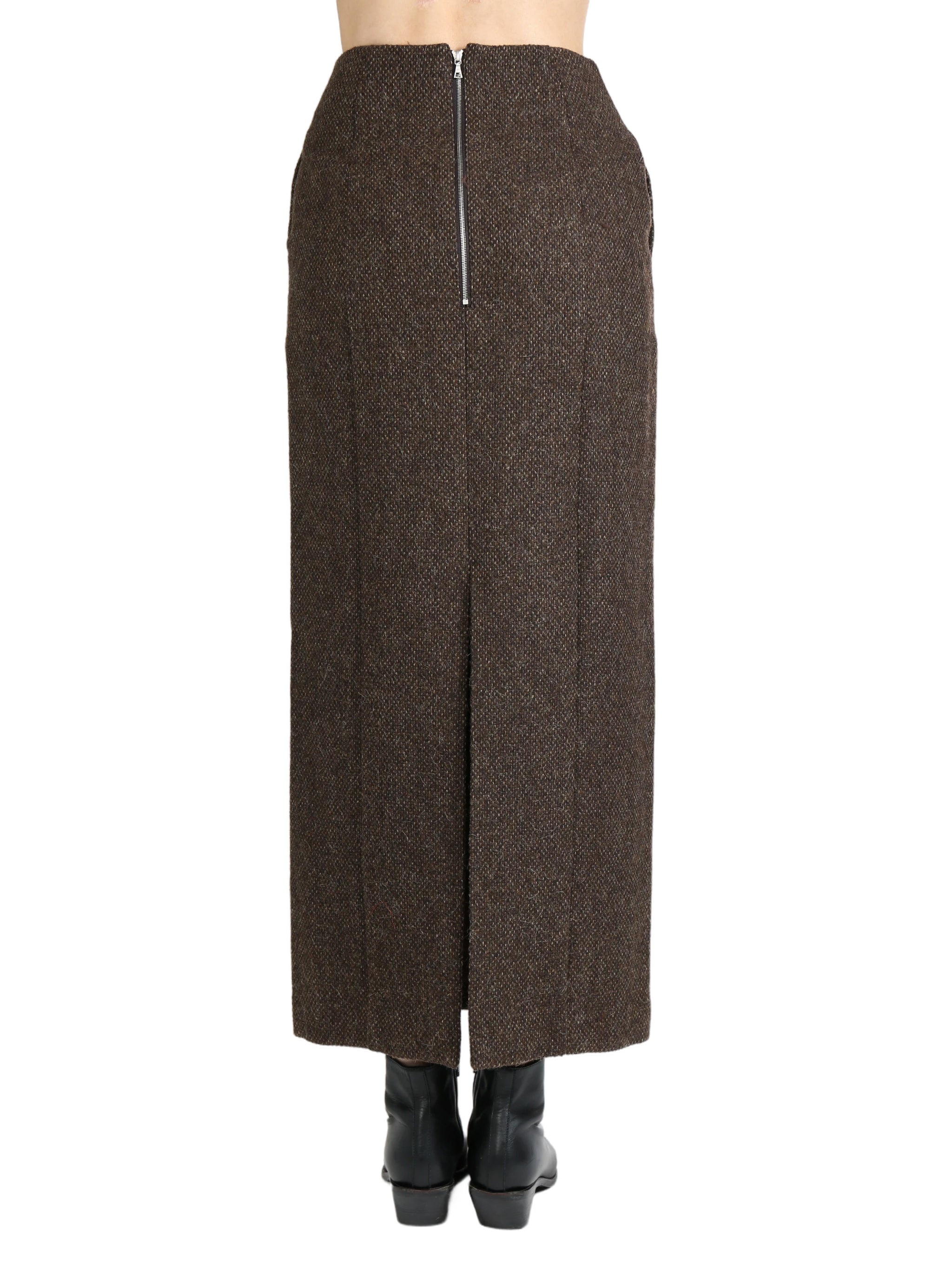 【auralee】LAMA SHETLAND WOOL TWEED SKIRT AURALEE AURALEE - Women Lama Shetland Wool Tweed Skirt