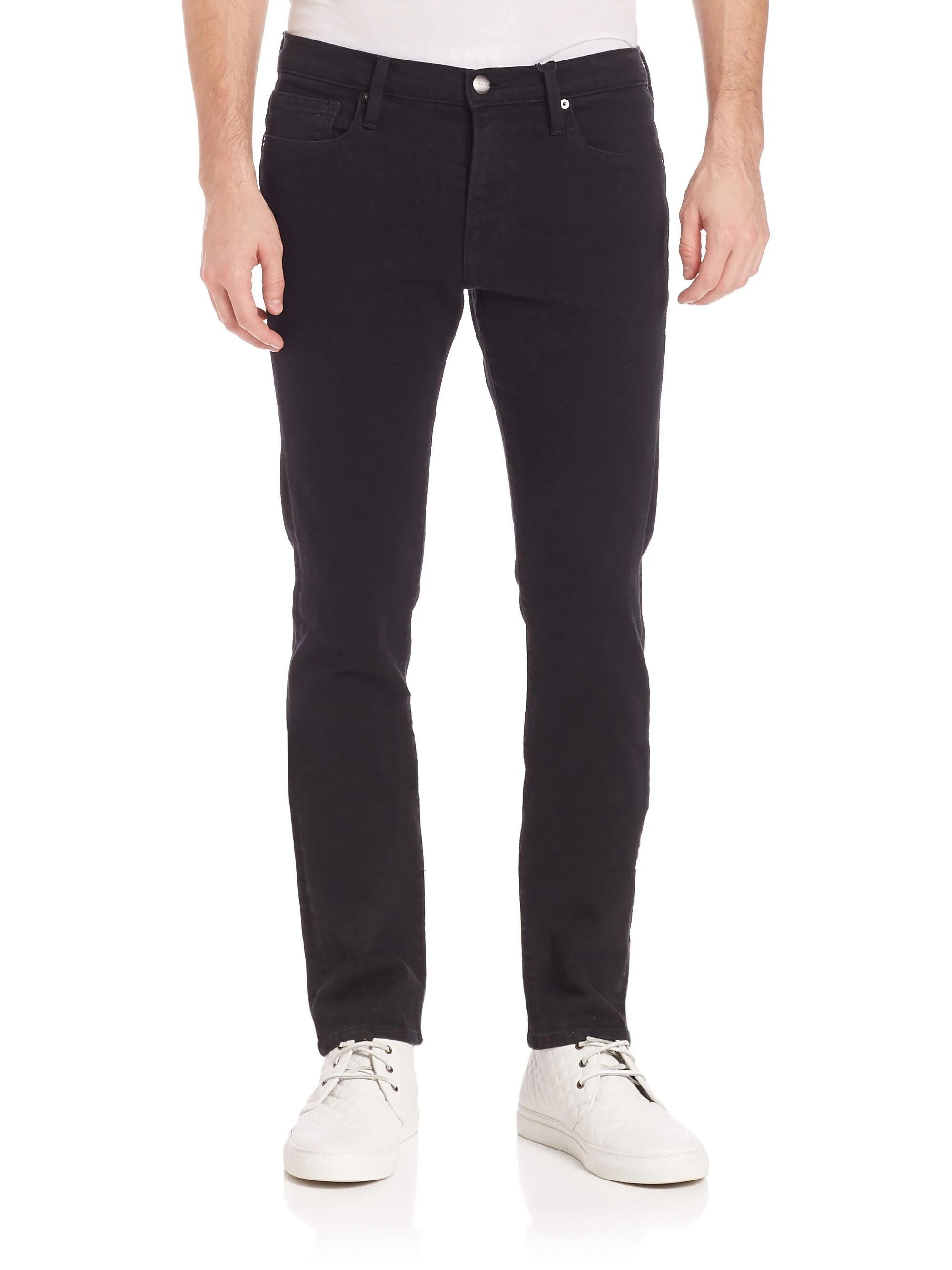 L'Homme Skinny Jeans - Black - 1