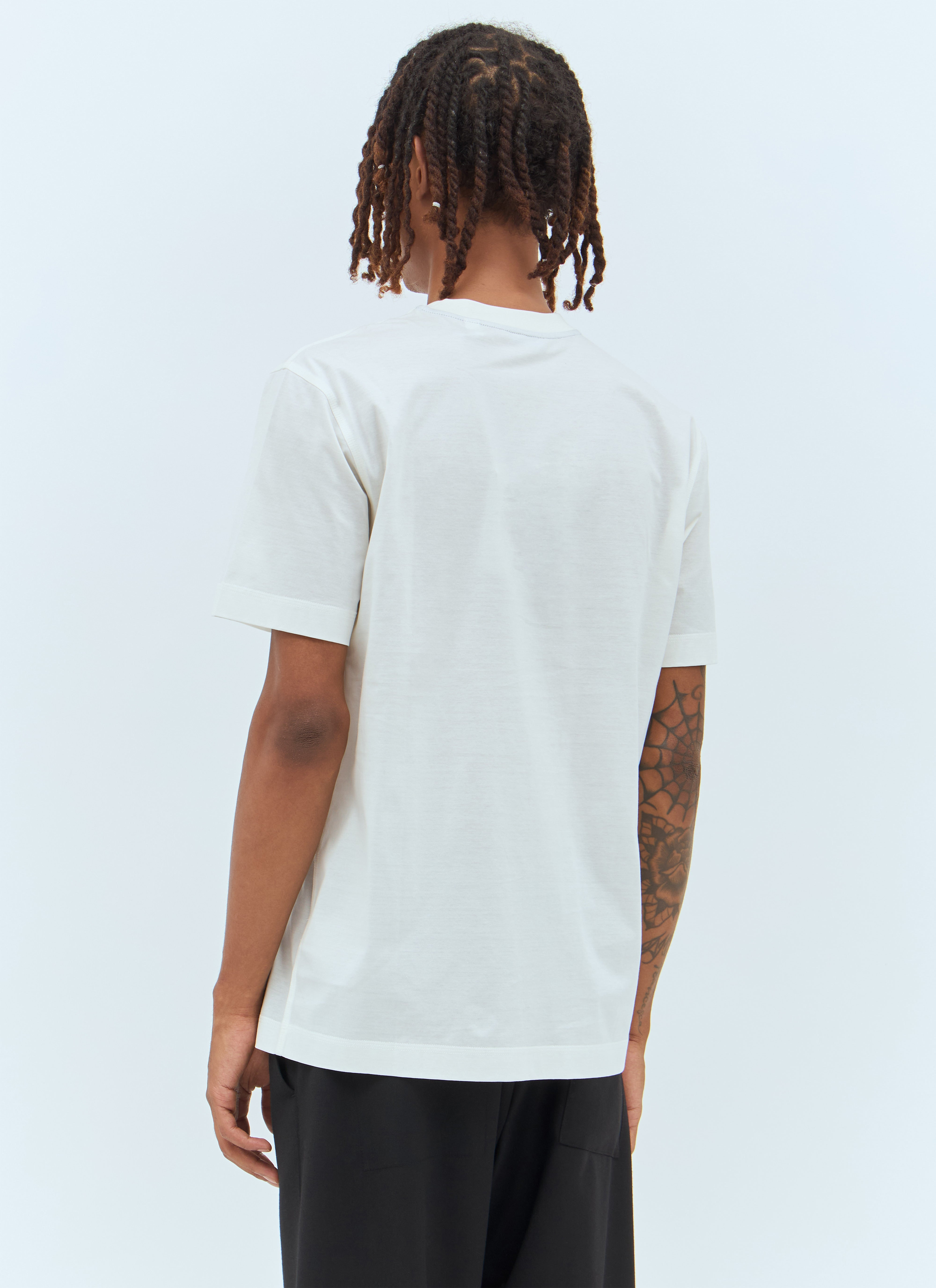 Burberry Men Logo Embroidery T-Shirt - 4