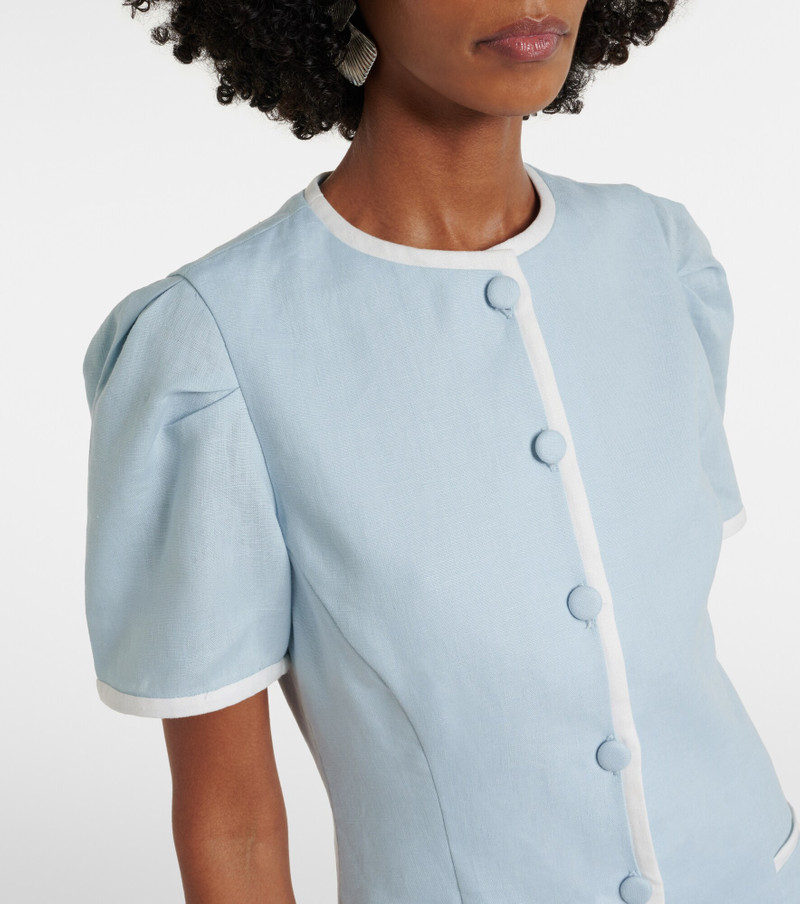 Madeline linen minidress 4