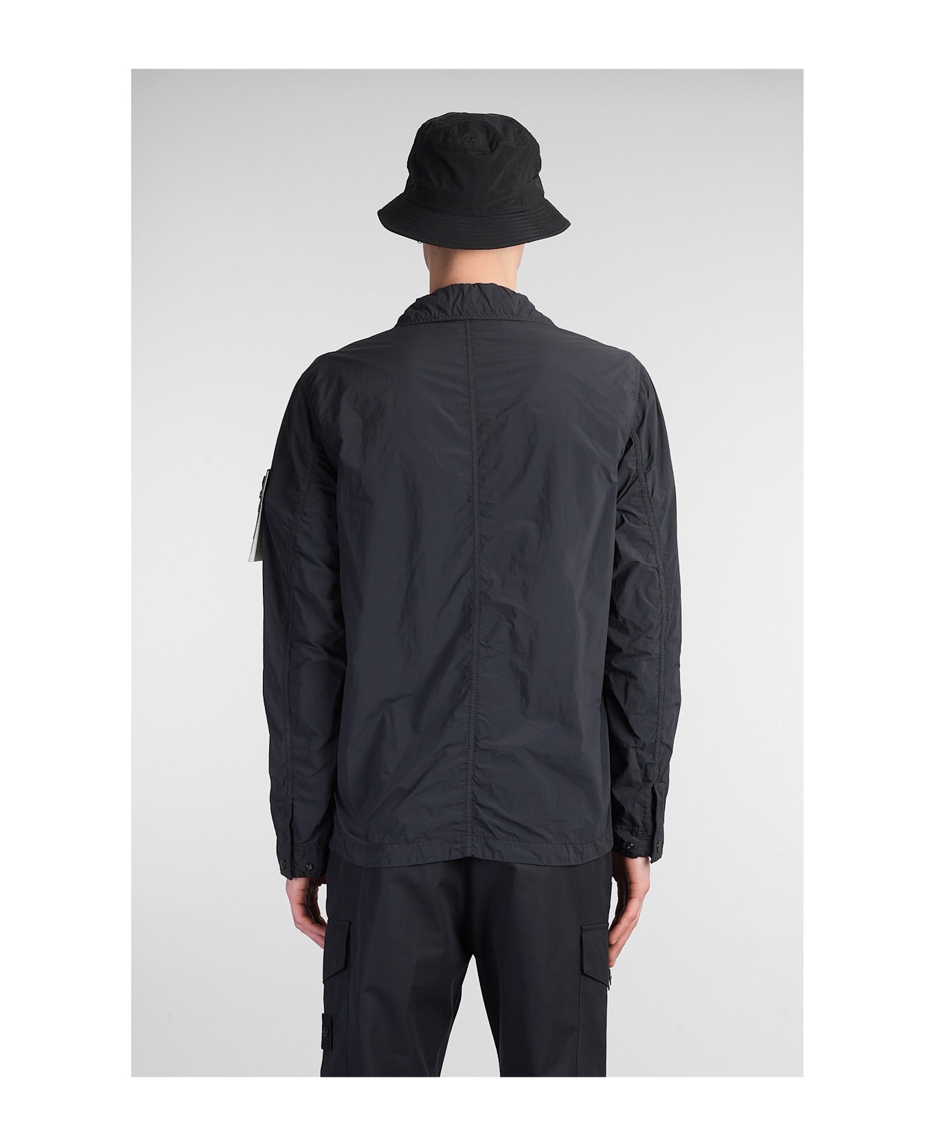 Casual Jacket In Black Polyamide - 3