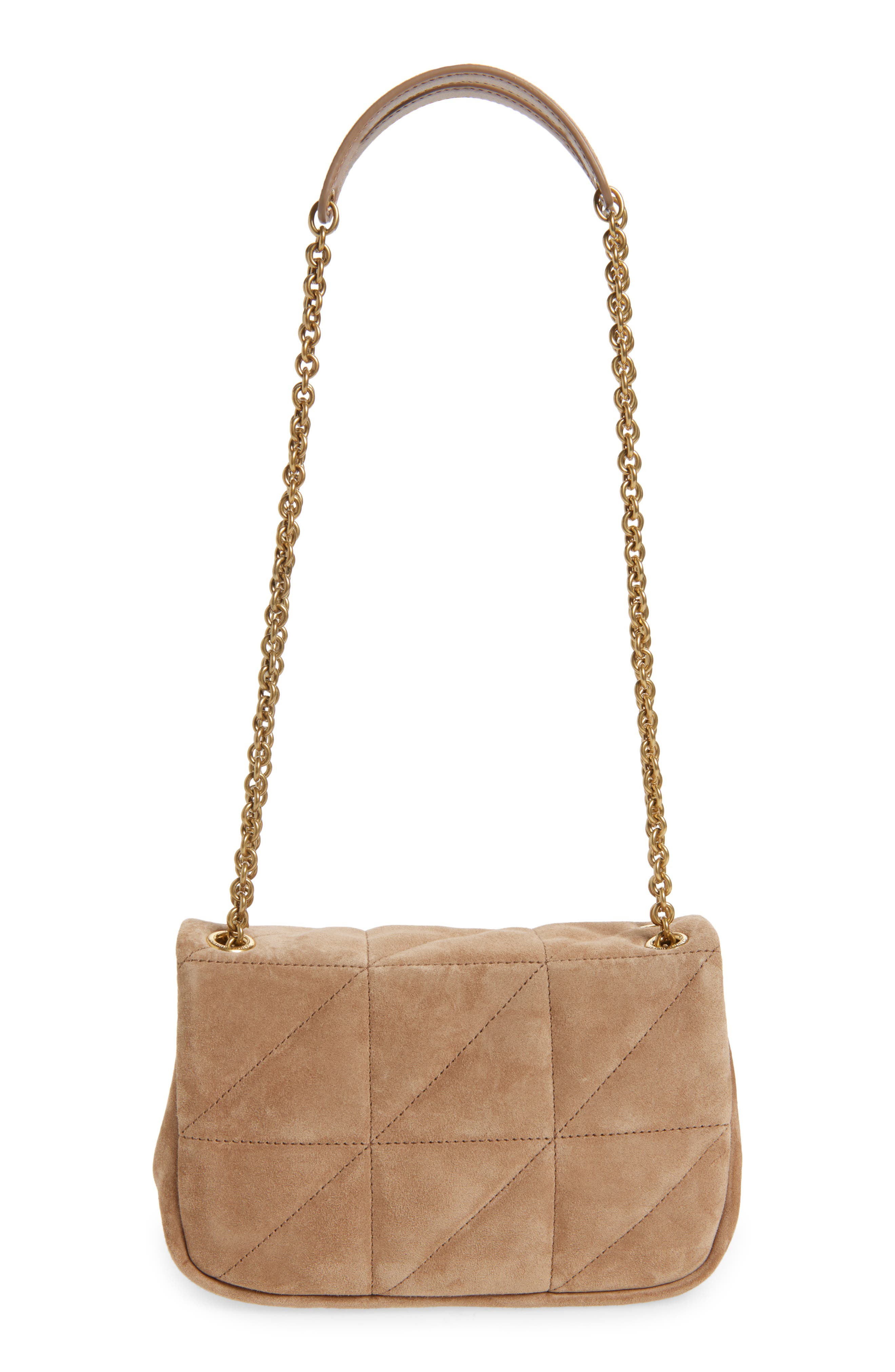 Saint Laurent Jamie 4.3 Patchwork Suede Crossbody Bag in Wister Pink at Nordstrom - 3
